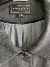 Ann Harvey Grey Jacket Size 24