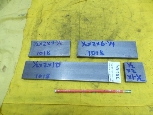 Lot 1018 steel flat - lot, of