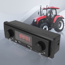 1 DIN Vintage Car FM Radio USB Mp3 Bluetooth Player Stereo Receiver 8V-30V input