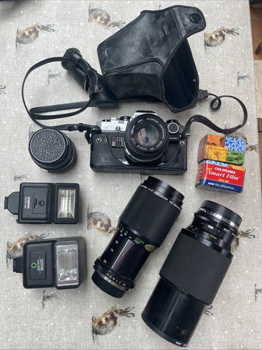 Olympus om10 camera bundle - olympus,