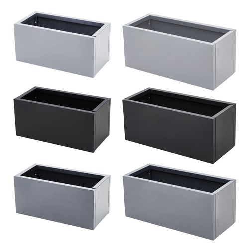Galvanised metal trough - galvanised,