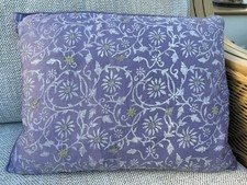 LAURA ASHLEY  Beautiful Vintage  Cushion Feather Insert. 17” x 13” Silk & cotton