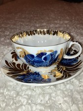 Russian teacup and saucerL
