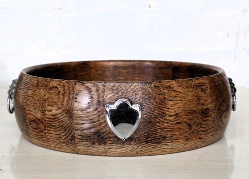 Vintage oak fruit bowl - fruit,