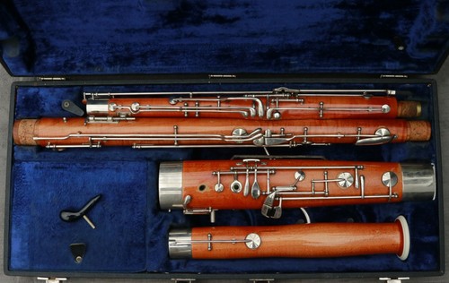 Old wooden bassoon unmarked - old,
