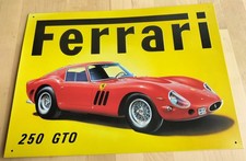 Ferrari 250 GTO Tin Metal Sign