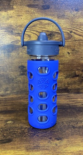 Life factory glass - 12oz, blue