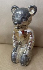 Rupert Bear vintage Silver plated Money Box Japan 1980's working stopper. 1982