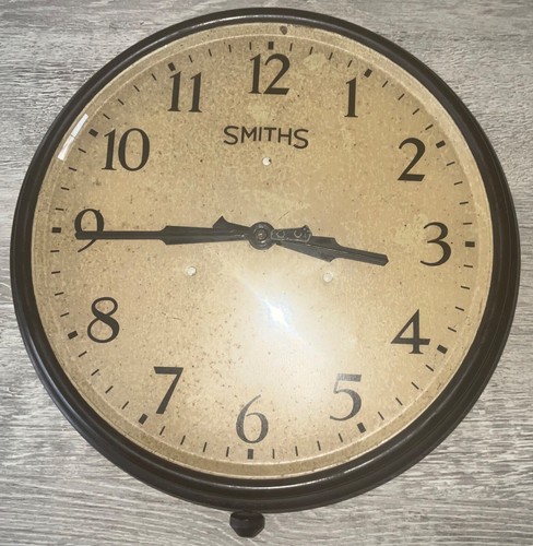 Smiths wall clock - wall, wind-up