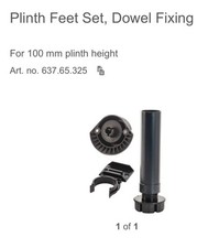 Adjustable Cabinet Legs Feet Kitchen Plinth 100mm (87-120 mm) !!PACK OF 4 LEGS!!