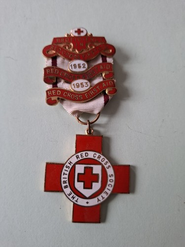 British red cross enamel - british,