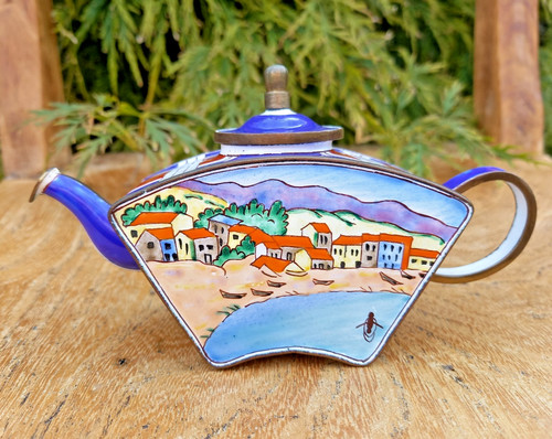 Vintage miniature enamel - vintage,