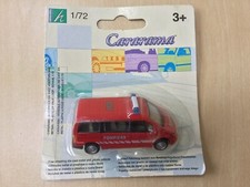 Hongwell Toys Cararama Toy Model Van 1:72 Mercedes Benz Vito POMPIERS Fire Red