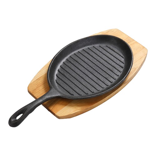 Cast iron sizzler plate - cast,