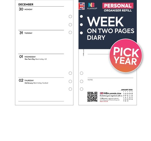 2027 2028 filofax personal - 2027,
