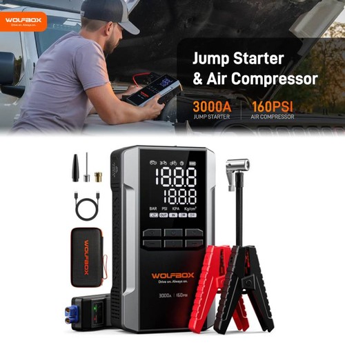 Wolfbox 3000a jump - wolfbox,