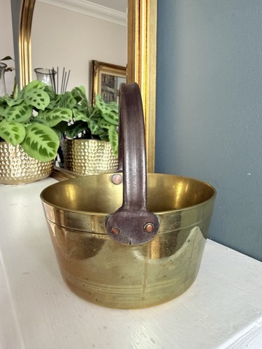 Antiques solid brass jam - brass, pan