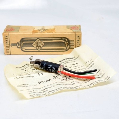 Telefunken ac701k vacuum tube - vacuum,