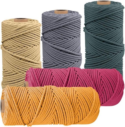 3mm 100m natural cotton - natural,