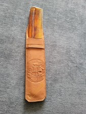 Comb leather pouch - leather,