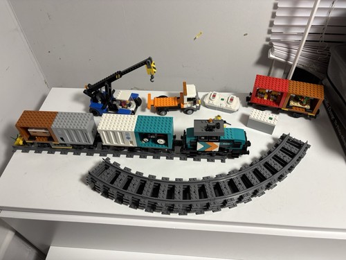 Lego harbour freight train set - harbour,