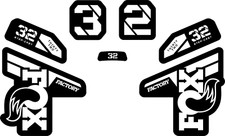 Fox 32 Factory Forks Decals