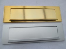 SPRUNG ALUMINIUM GRAVITY LETTER BOX POSTAL LETTER PLATE COVER TIDY
