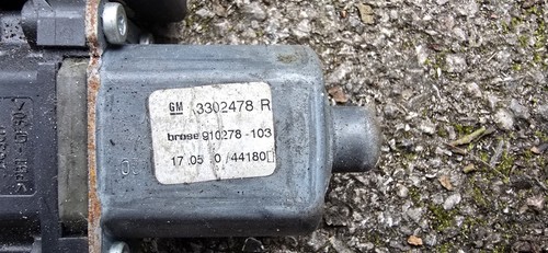 Vauxhall window motor - vauxhall,