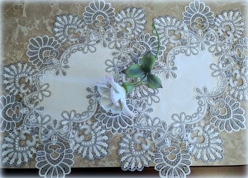 Dresser scarf doily place - dresser,