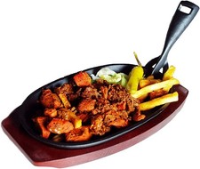 Sizzling Plate, 2 pcs, Cast