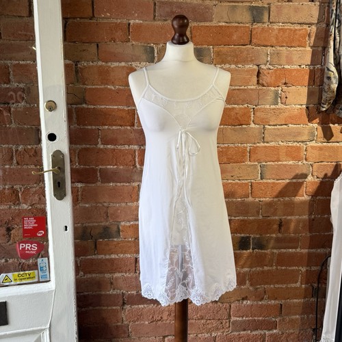 Vintage white chemise size - vintage, 8