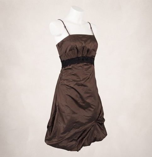 Vera mont brown cocktail dress - vera,