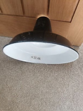 Vintage style industrial enamel light shade