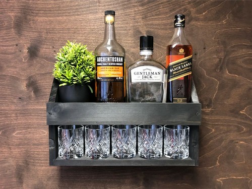 Wooden rum whiskey whisky - wooden,