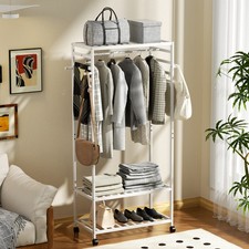 Heavy Duty Wooden Clothes Rail