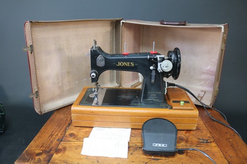 Jones sewing machine family - sewing,