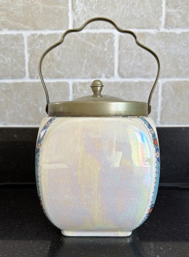 Art deco biscuit barrel - ,