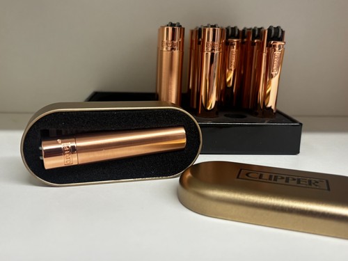 Rose gold metal clipper - rose,