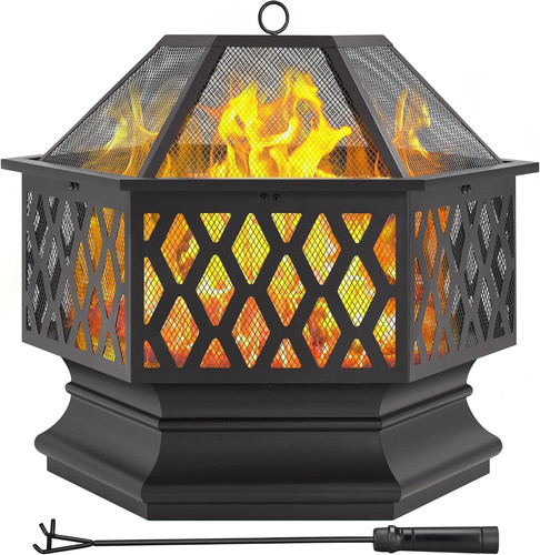 Fire pit for - pit, hexagon