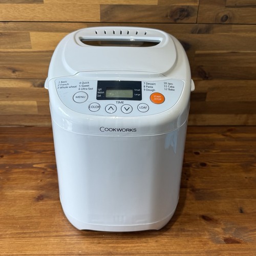 Cookworks bread maker white - cookworks,