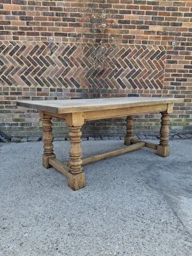 Bleached oak refectory - oak,
