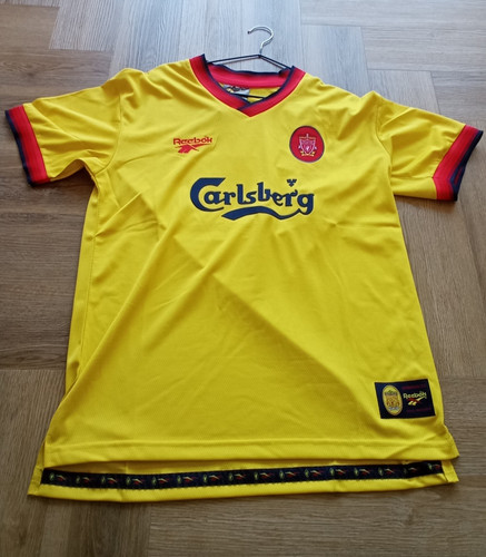 Liverpool away shirt carlsberg - shirt,