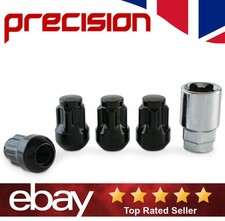 Black Locking Wheel Nuts For Honda Alloys