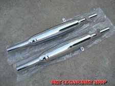 EXHAUST MUFFLER  HONDA SuperHawk 305 250 CB72 CB77   LH&RH  Brand New / 1 PAIR