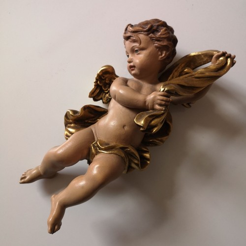 Anri gold wooden hand - gold, carved