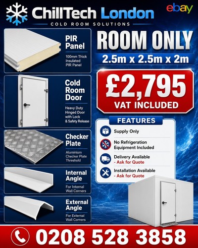 Cold room 5m x 2m - room,