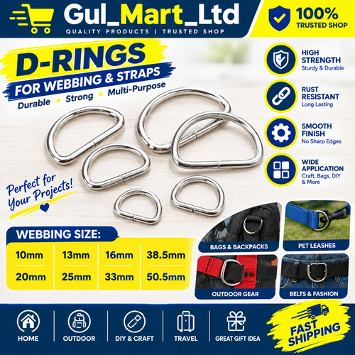 Solid welded metal rings - d,