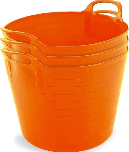42l orange large flexi tub - 3,