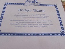 Ringtons Bridges Teapot Boxed