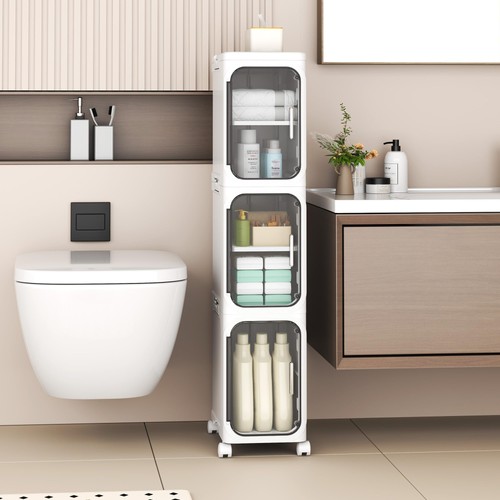Bathroom storage cabinet slim - storage,
